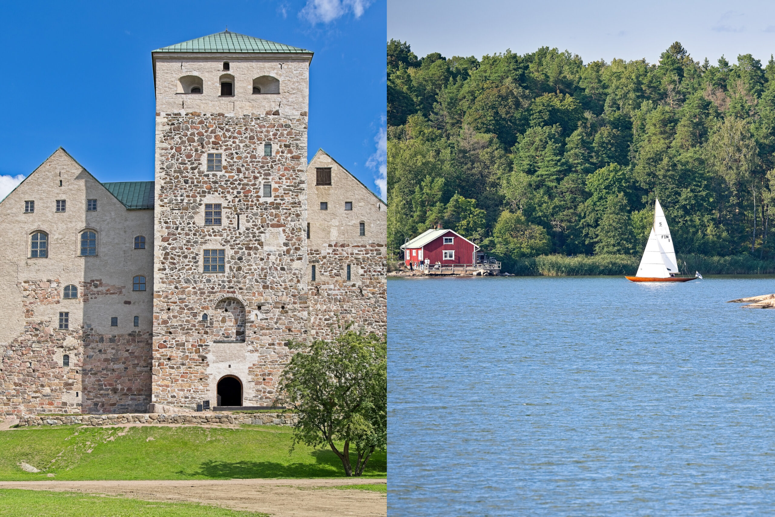 Finnland Turku Burg Schärengarten