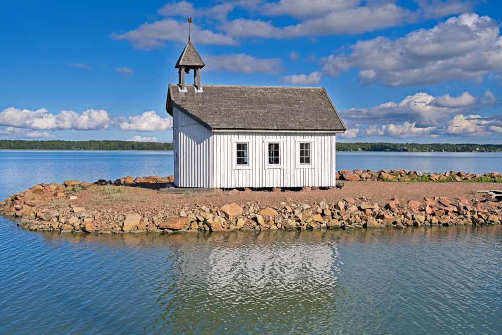 Finnland Åland Mariehamn Matrosenkappelle