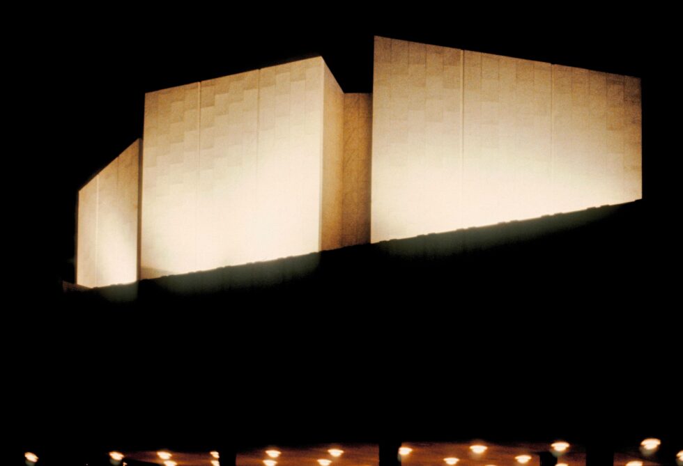 Finnland Helsinki Architektur Finlandia-Halle Nacht