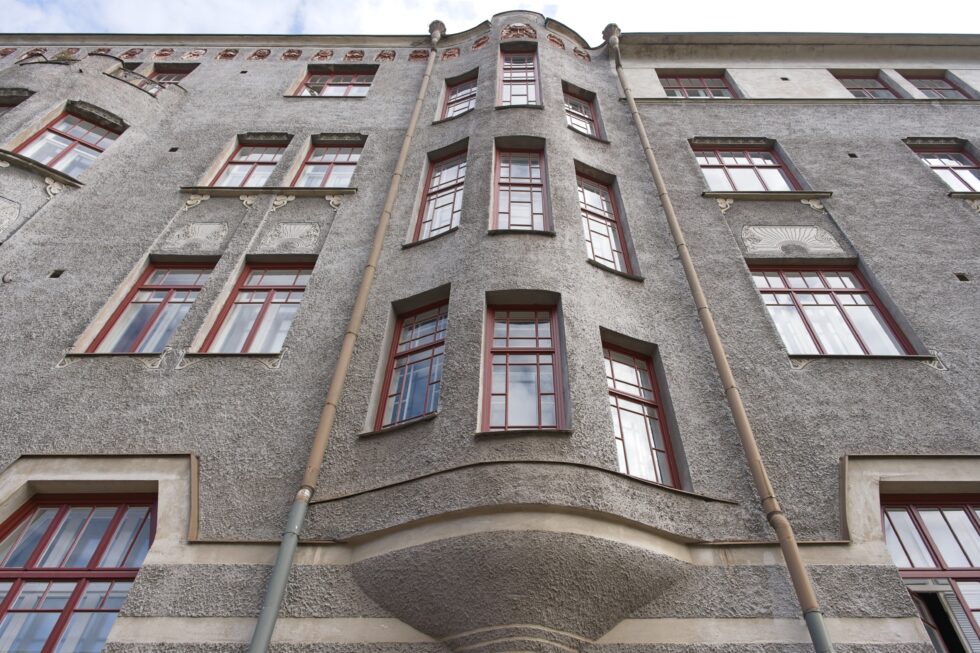 Finnland Helsinki Architektur Häuser Fassaden