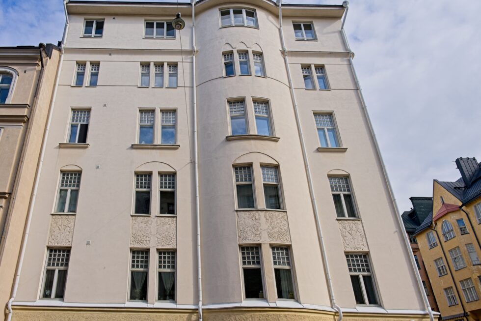 Finnland Helsinki Architektur Häuser Fassaden