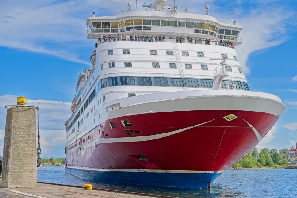 Finnland Helsinki Hafen Schiff Fähre Viking Gabriella