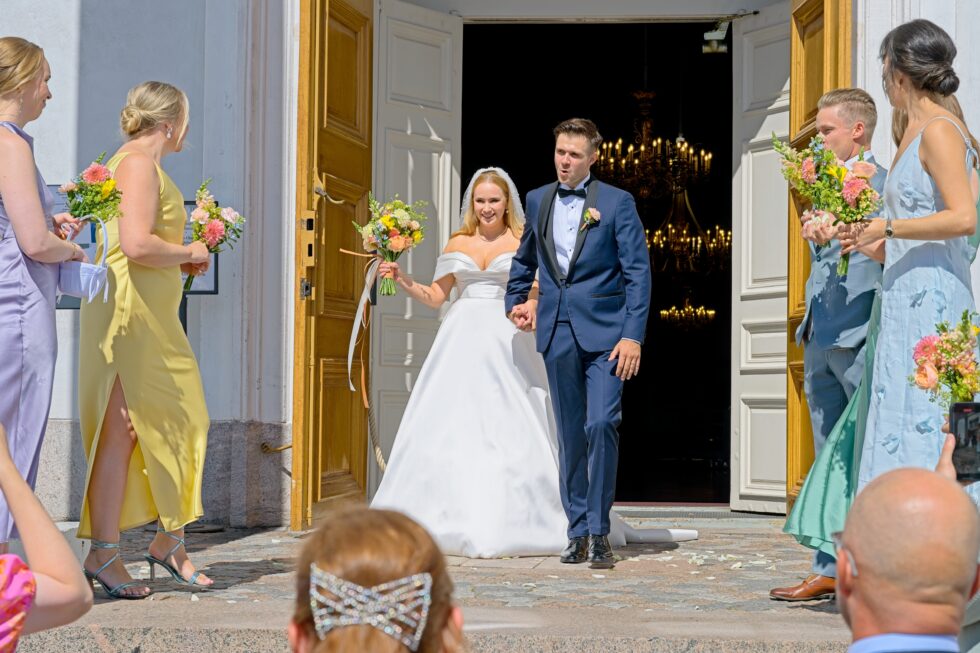 Finnland Helsinki Kirche Dom Hochzeit
