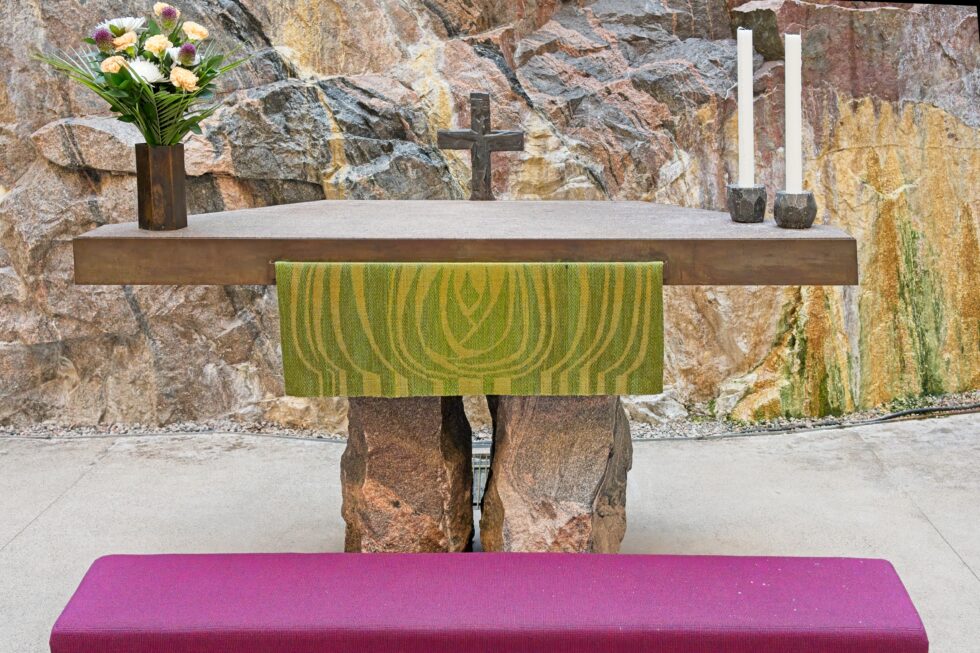 Finnland Helsinki Kirche Felsenkirche Altar