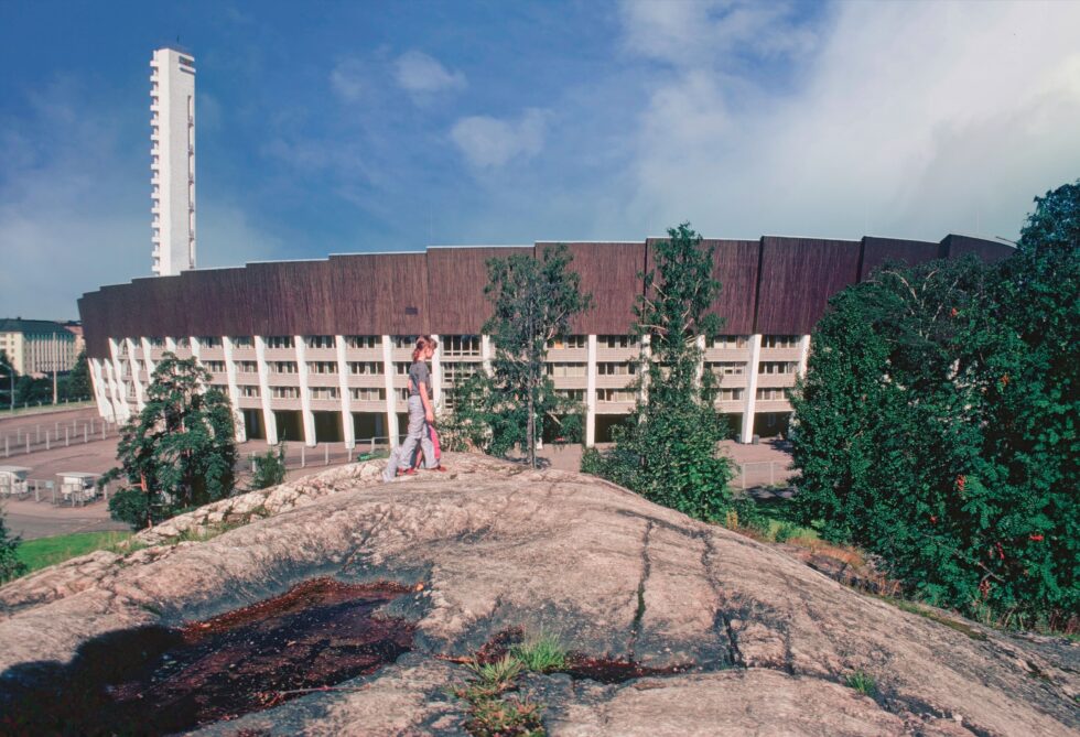 Finnland Helsinki Architektur Häuser Olympiastadion