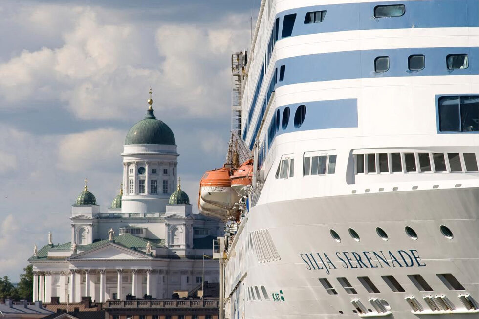 Finnland Helsinki Hafen Schiff Fähre Silja Serenade