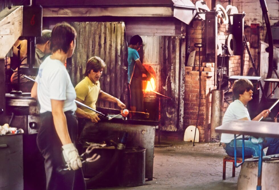 Finnland Iittala Industrie Glasbläserei
