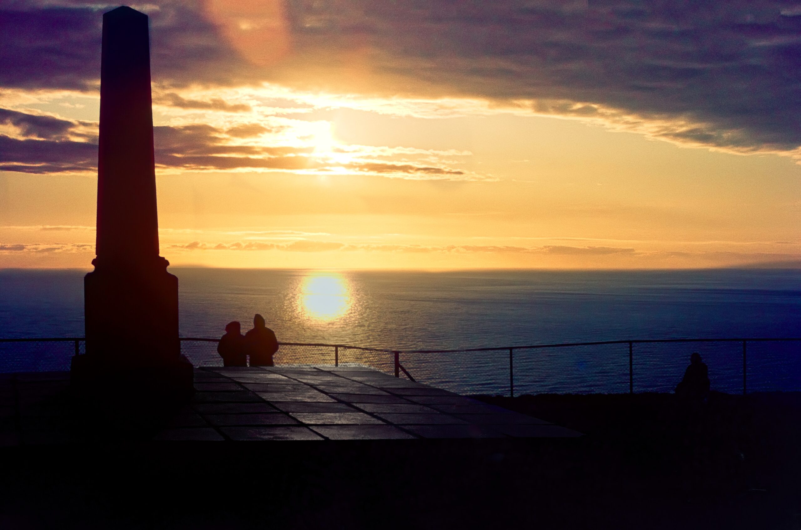 Norwegen Nordkapp Mitternachtssonne