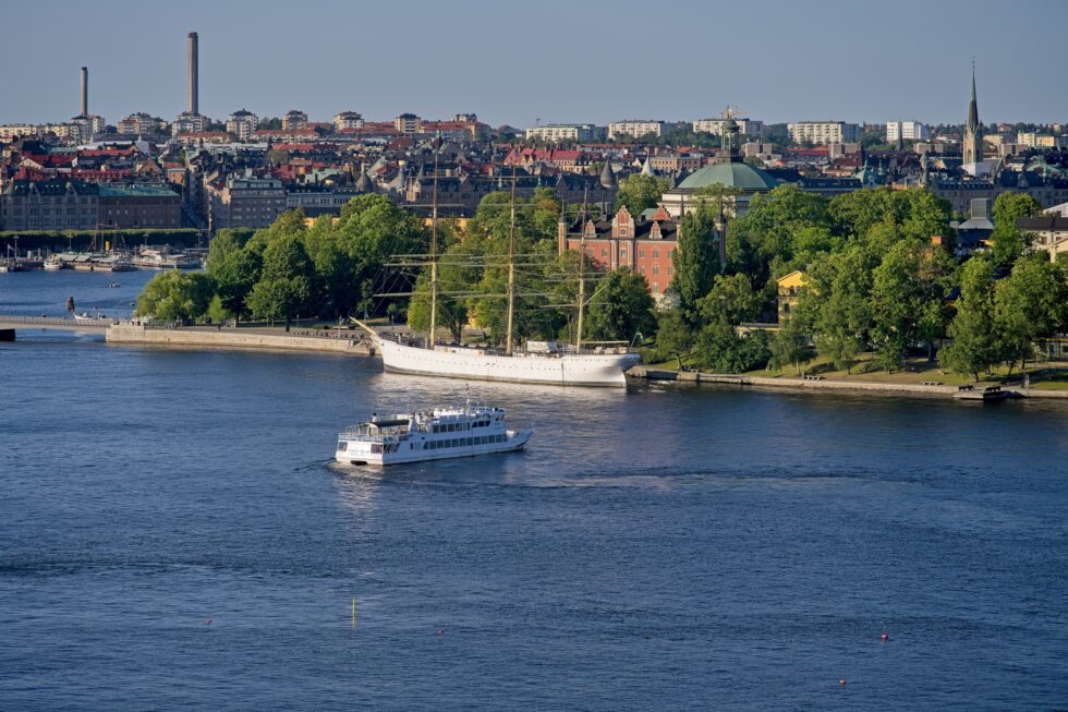 Schweden Stockholm Södermalm Katarina-Lift Aussicht Dreimaster Af Chapman