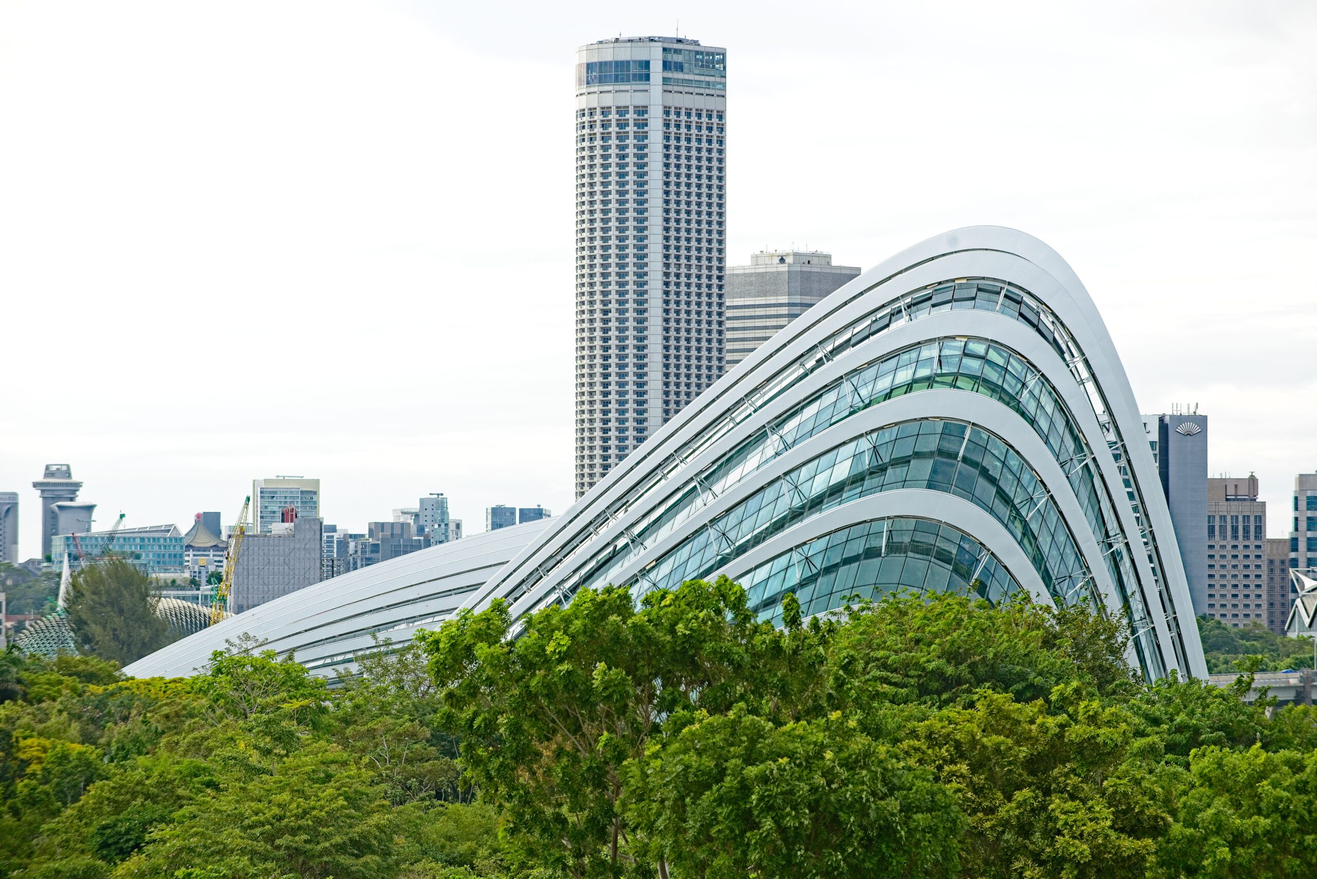 Singapur, Garten, Gardens by the Bay, Gebäude