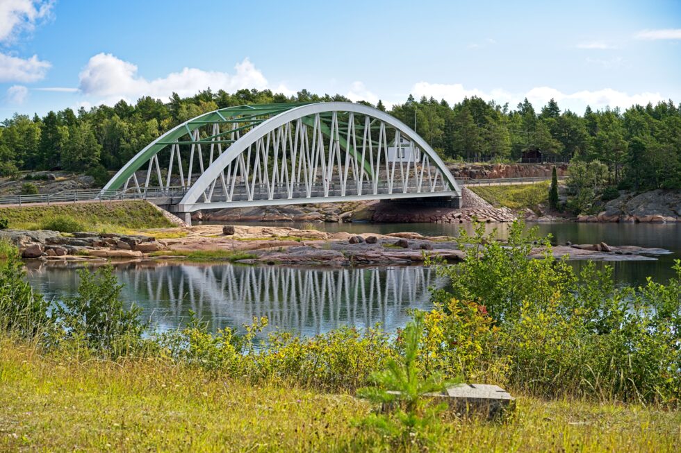 Finnland Aland Bommarsund Brücke