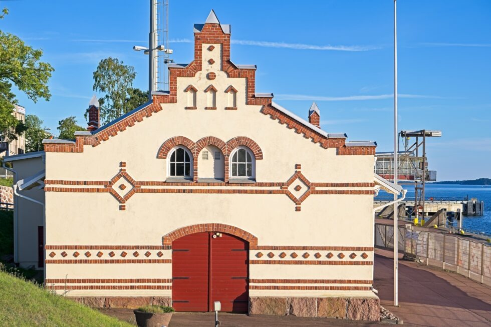 Finnland Aland Mariehamn Hafen