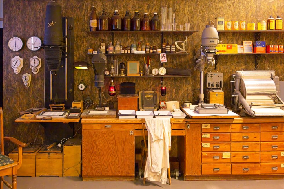 Finnland Aland Palsböle Fotografie Museum Labor