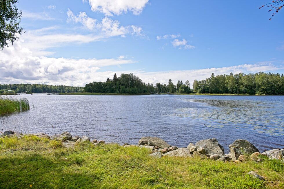 Finnland Ahlainen Landschaft See