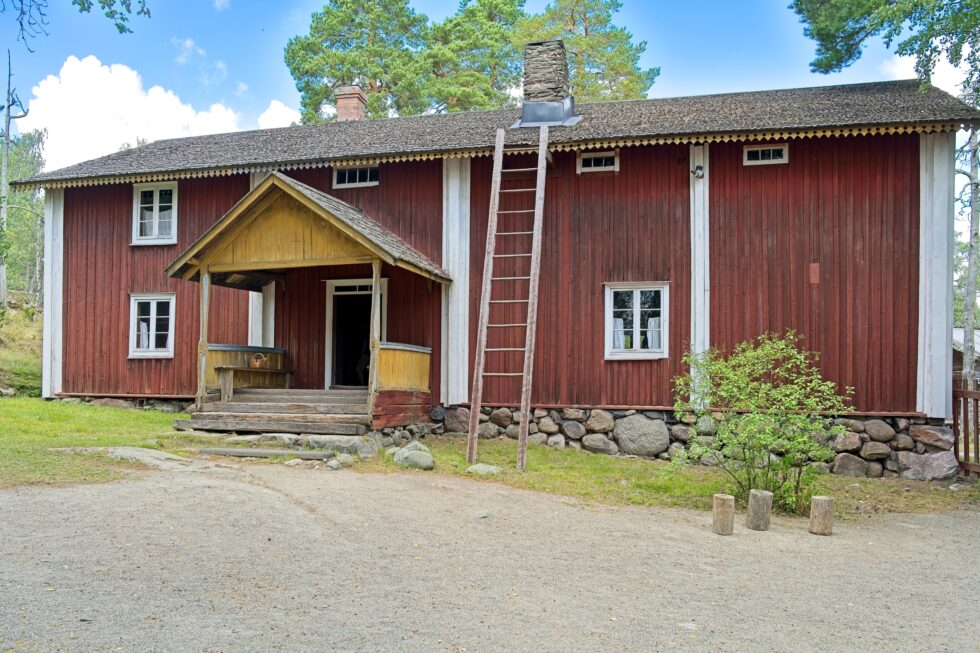 Finnland Helsinki Seurasaari Bauernhof