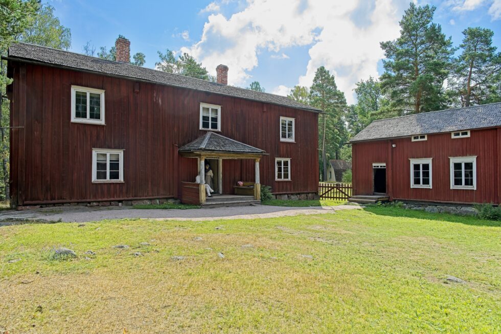 Finnland Helsinki Seurasaari Bauernhof