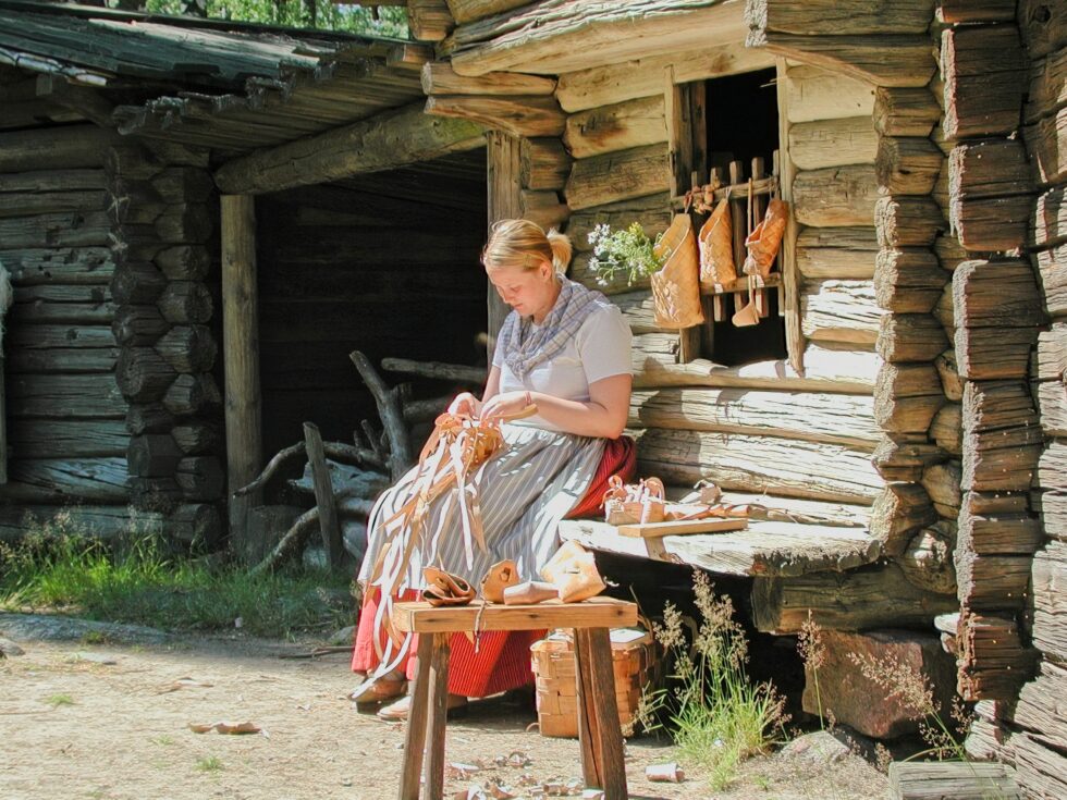 Finnland Helsinki Seurasaari Handwerk