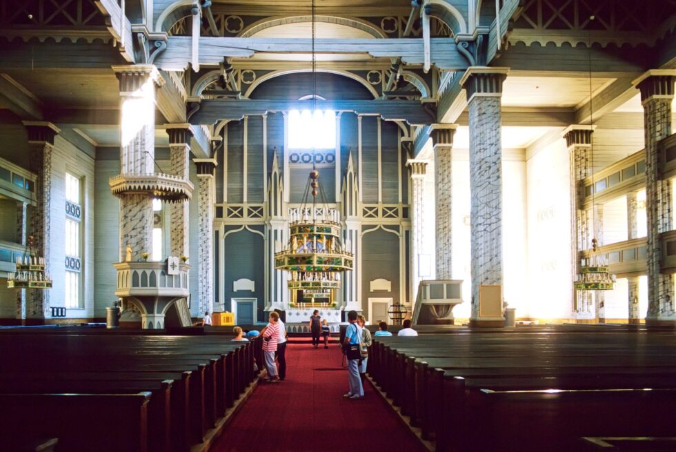 Finnland Kerimäki Kirche Holzkirche Kirchenraum