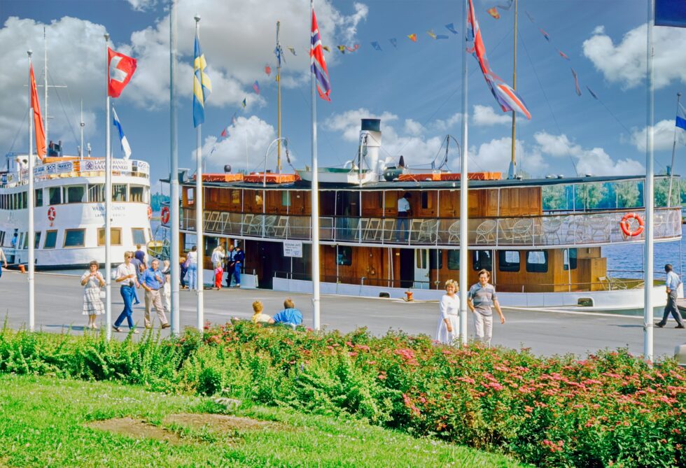 Finnland Lapeenranta Hafen Schiffe