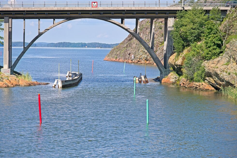 Finnland Naantali Brücke