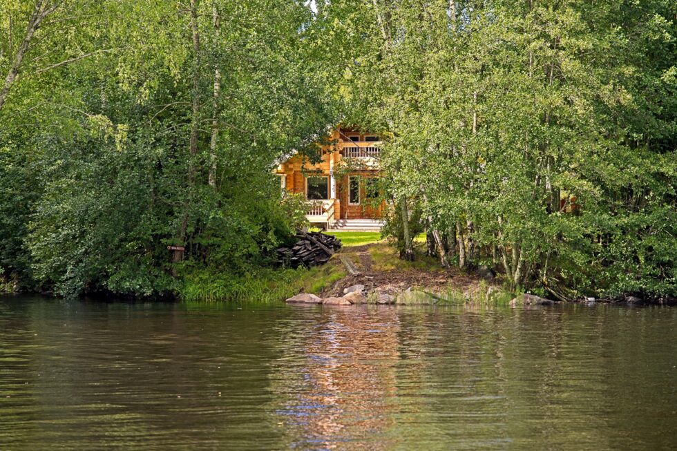 Finnland Näköalapaikka Landschaft Haus