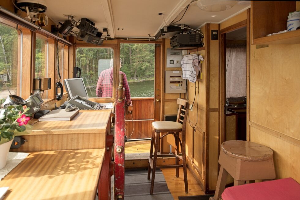 Finnland Porvoo Boot Dampfschiff S_S J.L. Runeberg Brücke