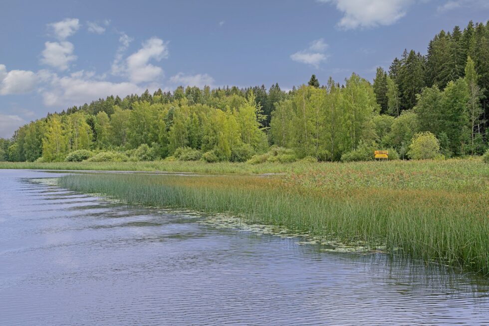 Finnland Porvoo Fluss Landschaft