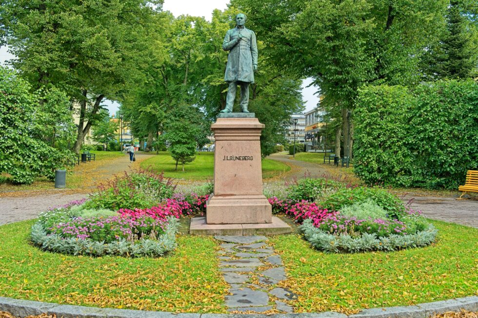 Finnland Porvoo Park J.L. Runeberg