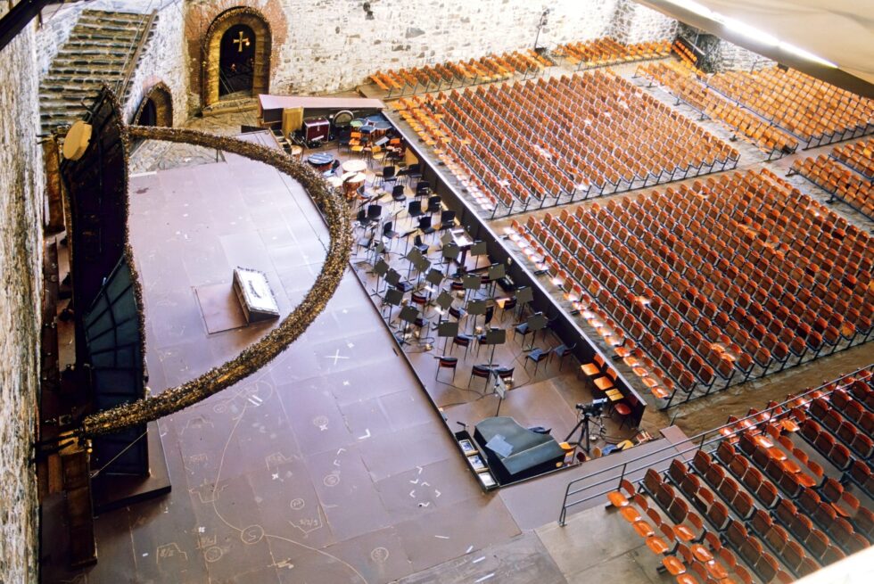 Finnland Savonlinna Burg Olavlinna Hof Oper Festspiele