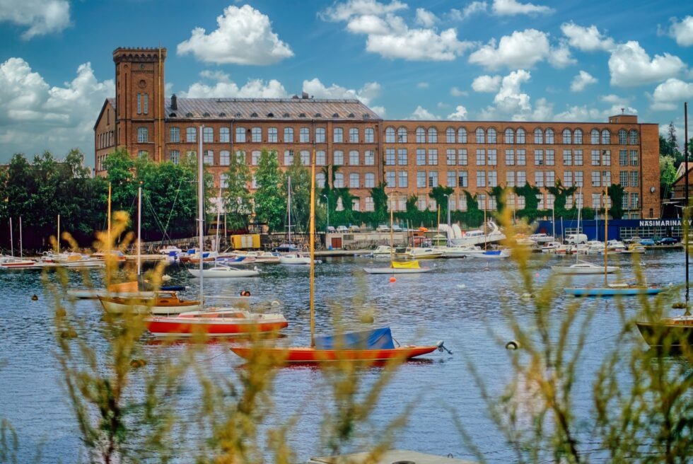 Finnland Tampere Hafen Segelschiffe