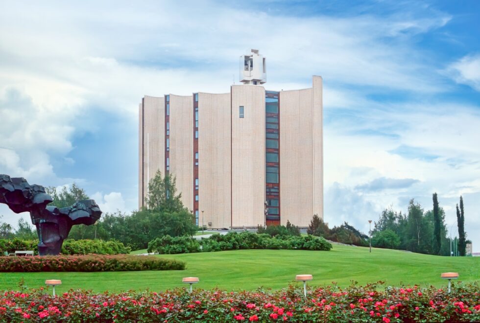 Finnland Tampere Kaleva-Kirche modern