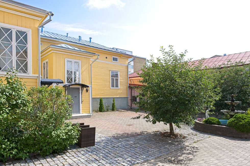 Finnland Uusikaupunki Holzhäuser