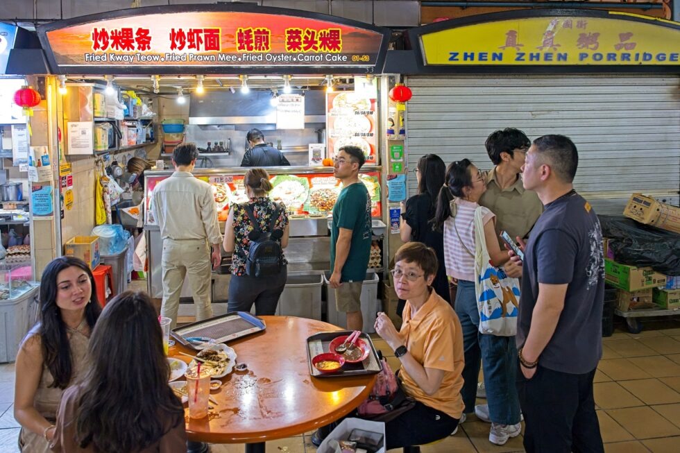 Singapur Chinesisch Hawker Center Maxwell