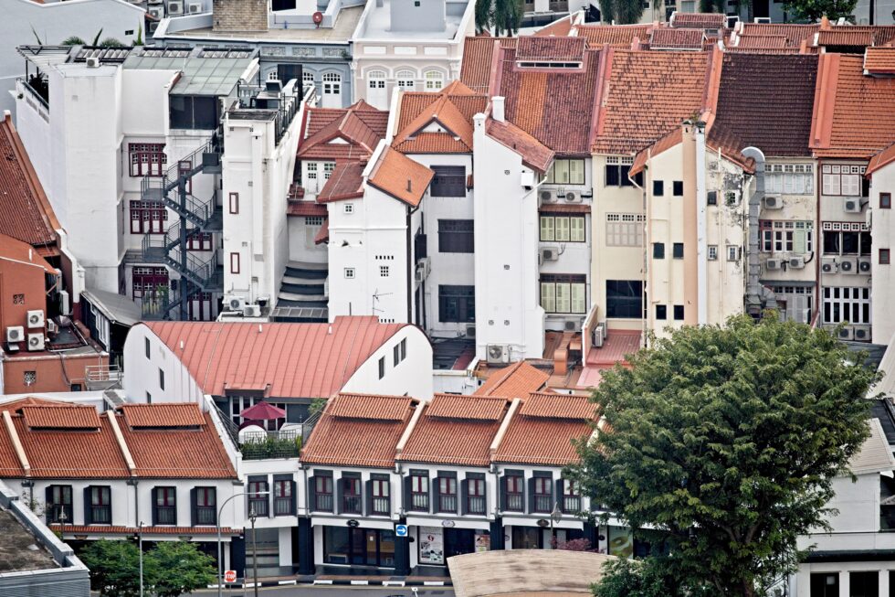 Singapur Chinatown Wohnhäuser
