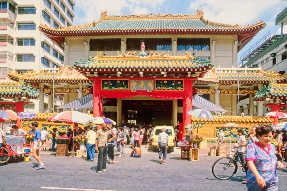 Singapur Tempel Buddha Eingang